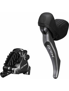Shimano Shimano GRX BL-RX820  Hydraulic Disc Brake Lever Bled With BR-RX820 Calliper, Left Rear