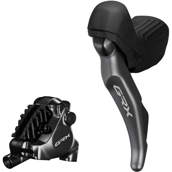 Shimano Shimano GRX ST-RX820  2-Speed STI Bled With BR-RX820 Flat Mount Calliper, Left Rear