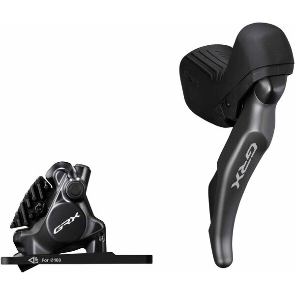 Shimano Shimano GRX ST-RX820  12-Speed STI Bled With BR-RX820 Flat Mount Calliper, Right Front