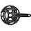 Shimano Shimano GRX FC-RX600 Chainset 46 / 30, Double, 11-Speed, 2 Piece Design, Black