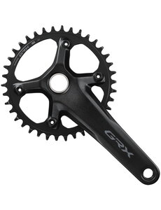 Shimano Shimano GRX FC-RX610  Chainset 38T, Single, 12-Speed, 2 Piece Design, 170 mm