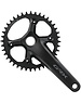 Shimano Shimano GRX FC-RX610  Chainset 40T, Single, 12-Speed, 2 Piece Design, 172.5 mm
