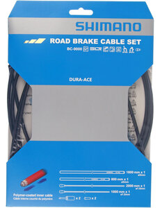 Shimano Shimano Dura-Ace Road Brake Cable Set, Polymer Coated Inners, Black