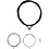 Shimano Shimano Road Brake Cable Set With Stainless Steel Inner Wire, Black