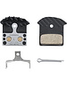 Shimano Shimano J04C-MF Disc Pads And Spring, Metal Sintered, Alloy/Stainless Back, Cooling Fins
