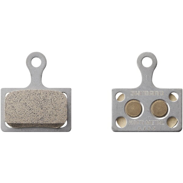 Shimano Shimano K04Ti-MX Disc Pads And Spring, Metal Sintered, Titanium Back