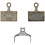 Shimano Shimano K05Ti-RX Disc Pads And Spring, Resin Pad, Titanium Back