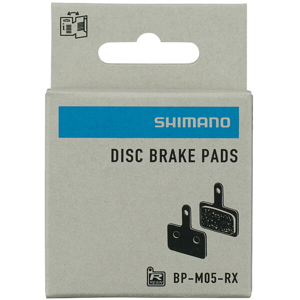 Shimano Shimano M05-RX Disc Pads And Spring, Resin Pad, Steel Back