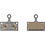 Shimano Shimano G04Ti-MX Disc Pads And Spring, Metal Sintered Pad, Titanium Back