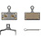Shimano Shimano G04Ti-MX Disc Pads And Spring, Metal Sintered Pad, Titanium Back