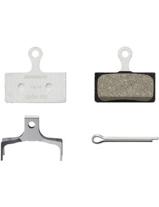 Shimano Shimano G05A-RX Disc Pads And Spring, Resin Pad, Alloy Back
