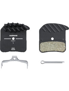 Shimano Shimano H03A-RF Disc Pads And Spring, Resin Pad, Alloy Back, Cooling Fins