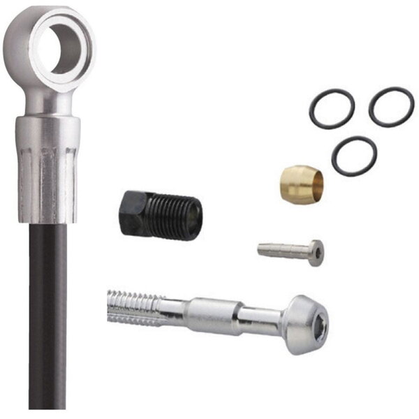Shimano Shimano Ultegra SM-BH59-SB Disc Brake Hose BR-R785, Straight Banjo, Front, 1000 mm, Black