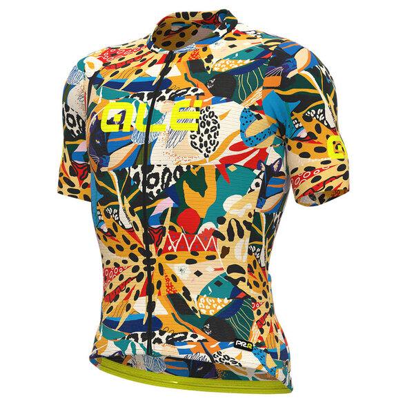 Ale Ale Kenya PR-E Short Sleeved Jersey, Yellow