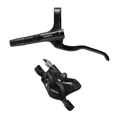Shimano Non-Series MTB BR-MT200 / BL-MT200 Bled Brake Lever/Post Mount Calliper, Black