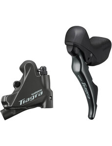 Shimano Shimano Tiagra ST-4720 STI Bled With BR-4770 Flat Mount Calliper