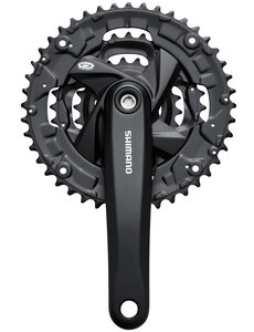 Shimano Shimano Acera FC-M371 Chainset Square Taper, Black