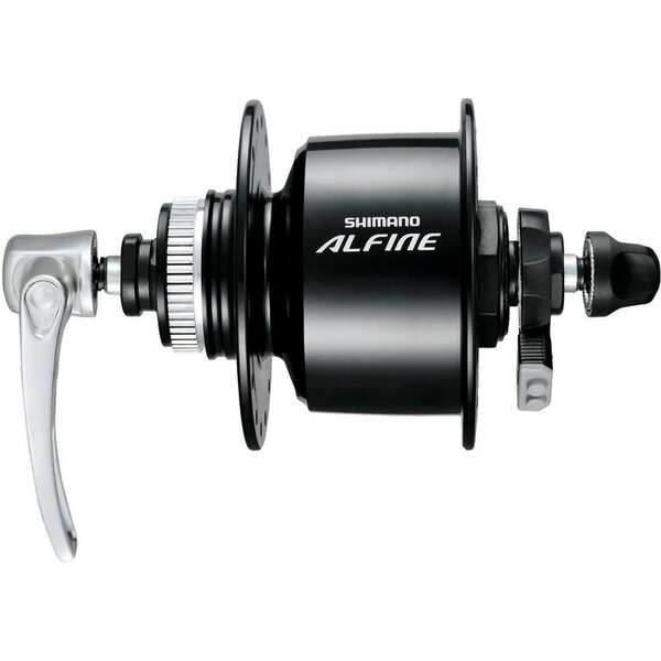 Shimano Shimano Alfine DH-S501 , 6v 3w, Centre-Lock Disc, 32h, Q/R, Black