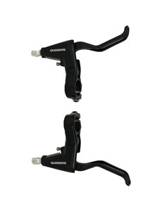 Shimano Shimano Alivio BL-T4000 2-Finger Brake Levers For V-Brakes - Black With Cables