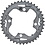 Shimano Shimano Alivio FC-M4000 9 Speed Triple Outer Chainring, 40T