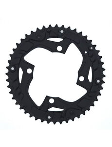 Shimano Shimano Alivio FC-T4060 9 Speed Triple Outer Chainring For C/Guard, 48T, Black