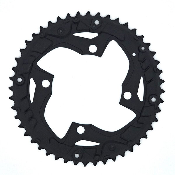 Shimano Shimano Alivio FC-T4060 9 Speed Triple Outer Chainring For C/Guard, 48T, Black