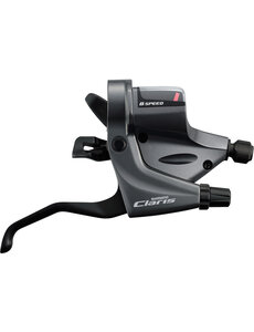 Shimano Shimano Claris ST-RS200 8-Speed Road Flat Bar Levers, For Double