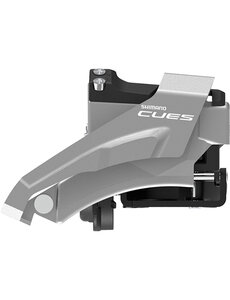 Shimano Shimano CUES FD-U4000-L Double Front Derailleur 9/10-Speed, Low Clamp, Top Swing