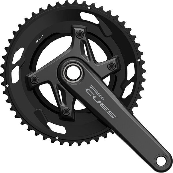 Shimano Shimano CUES FC-U6030-2 2 Piece Design Chainset, For 9/10-Speed, 175mm, 50-34T