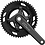 Shimano Shimano CUES FC-U6030-2 2 Piece Design Chainset, For 9/10-Speed, 172.5mm, 50-34T