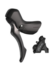 Shimano Shimano CUES BL-U6030 Hydraulic Disc Brake Lever Bled With BR-U6030 Calliper, Left Rear