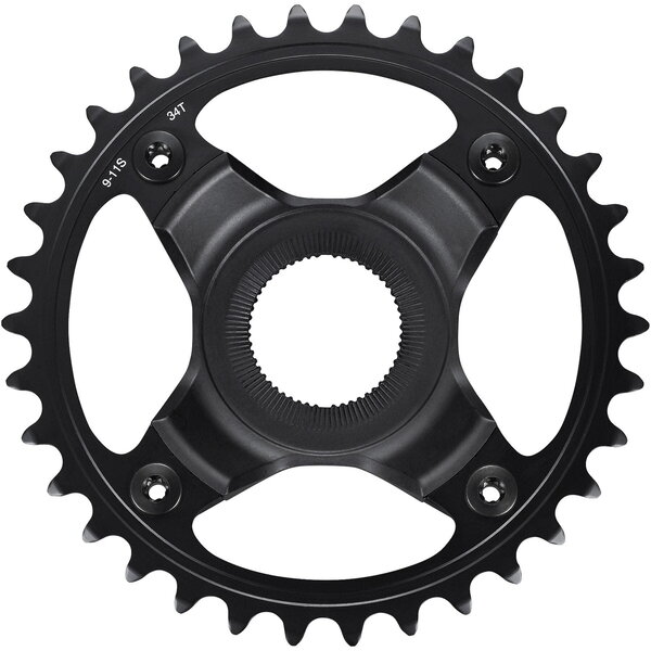 Shimano Shimano Steps SM-CRE70-B 11/10/9spd Single Chainring 34T W/O Chainguard Chainline 55mm