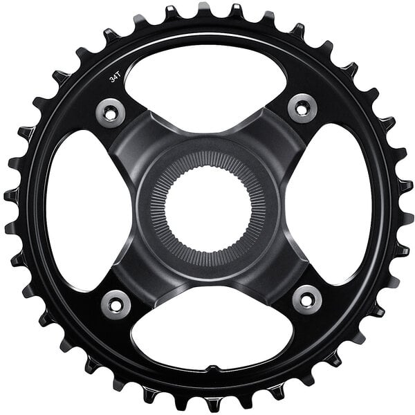 Shimano Shimano Steps SM-CRE80 11/10spd DCE Single Chainring 34T W/O C/Guard, Chain Line 50mm