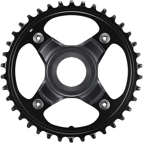 Shimano Shimano Steps SM-CRE80-B 11/10spd DCE Single Chainring 38T W/O C/Guard, Chain Line 55mm