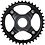 Shimano Shimano Steps SM-CRE80-12-B 12spd DCE Single Chainring 34T, W/O Chain Guard, Chain Line 55mm