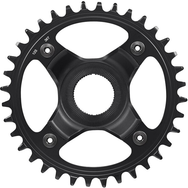 Shimano Shimano Steps SM-CRE80-12-B 12spd DCE Single Chainring 36T, W/O Chain Guard, Chain Line 55mm