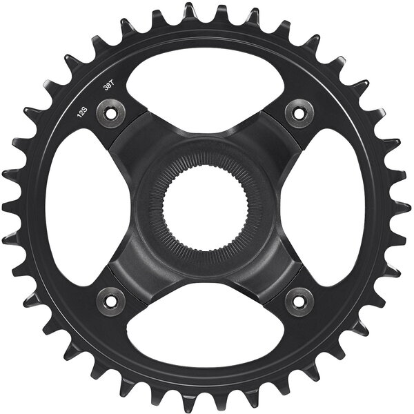Shimano Shimano Steps SM-CRE80-12-B 12spd DCE Single Chainring 38T, W/O Chain Guard, Chain Line 55mm
