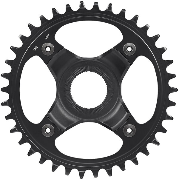 Shimano Shimano Steps SM-CRE80-12-B 12spd DCE Single Chainring 38T, W/O Chain Guard, Chain Line 53mm