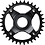Shimano Shimano Steps SM-CRE80-12-SB 12spd DCE Single Chainring 34T, W/O C/Guard, Chain Line 56.5mm