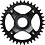 Shimano Shimano Steps SM-CRE80-12-SB 12spd DCE Single Chainring 36T, W/O C/Guard, Chain Line 56.5mm