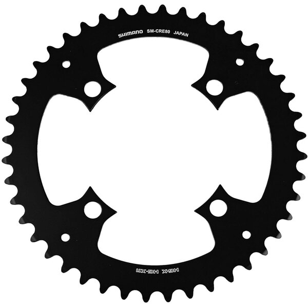 Shimano Shimano Steps SM-CRE80/B 11/10 Speed Single Chainring, Without Spider 44T
