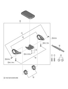 Shimano Shimano Steps SC-E6100 Display Bracket Unit