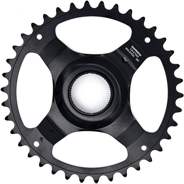 Shimano Shimano Steps CR-ET600 9/10/11 Spd Single Chainring 38T W/O Chain Guard, Chain Line 50mm, Blk