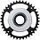 Shimano Shimano Steps SM-CRE61 Chainring, Silver, 38T Without Chainguard