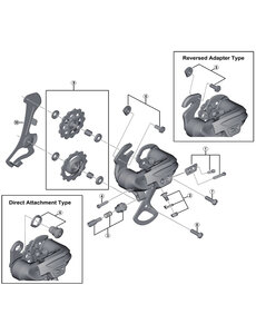 Shimano Shimano Tourney RD-TX35 Tension And Guide Pulley Set