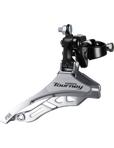 Shimano Shimano Tourney FD-TY300 6/7-Speed Triple Front Derailleur, Down Pull, 31.8 mm, For 42T