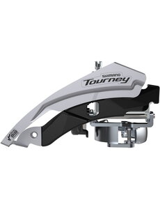 Shimano Shimano Tourney FD-TY600 Front Mech, Triple, Top Swing, Dual Pull, 63-66, For 42T