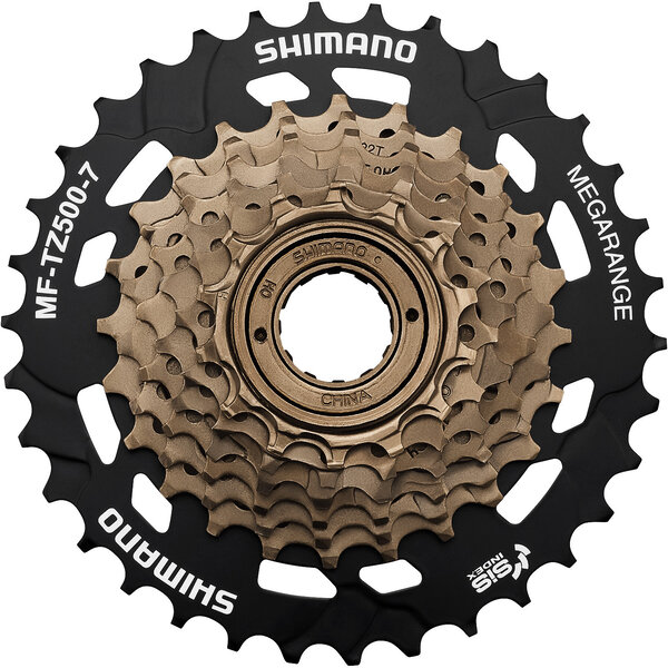 Shimano Shimano Tourney MF-TZ500 7-Speed Multiple Freewheel, 14-34 Tooth