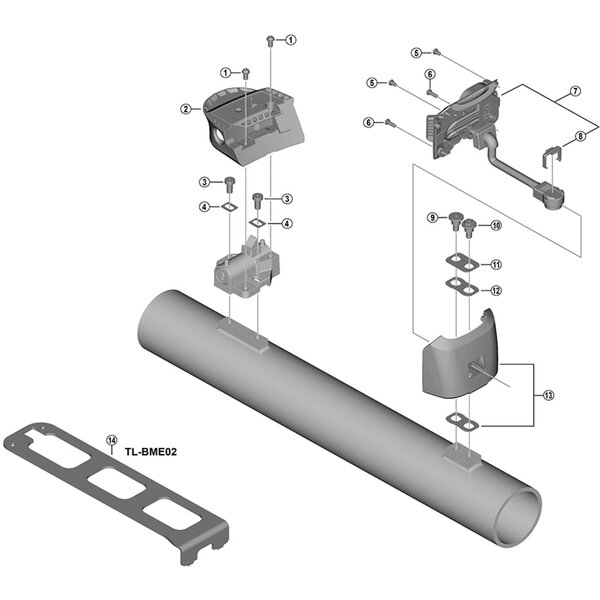 Shimano Shimano Workshop TL-BME02 Battery Mount Setting Tool For BM-E8010 (BT-E8010)