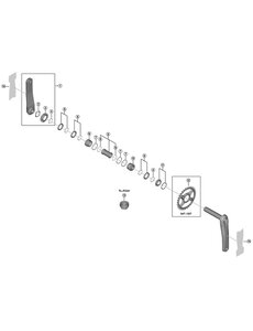 Shimano Shimano XTR FC-M9100 Left Hand Crank Arm